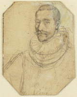N 035
<br/>
Portret van een man
<br/>
<em>Goltzius, Hendrick (1558-1617)</em>
